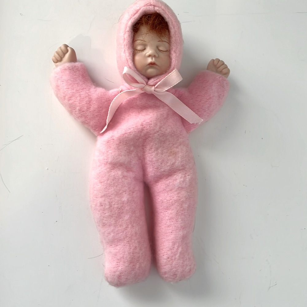 Vintage bisque hands and face poseable baby girl